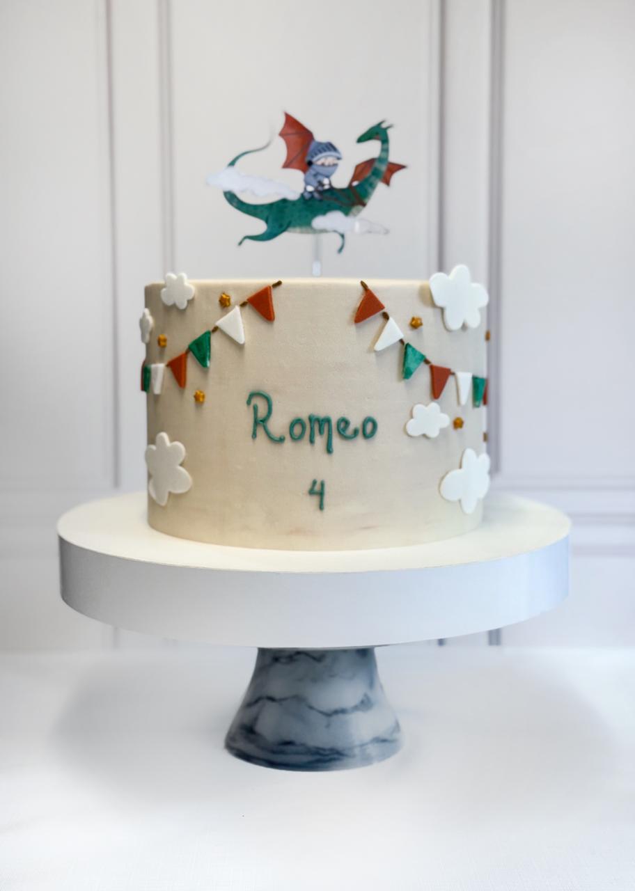 Pastel temático género reveal baby shower CDMX